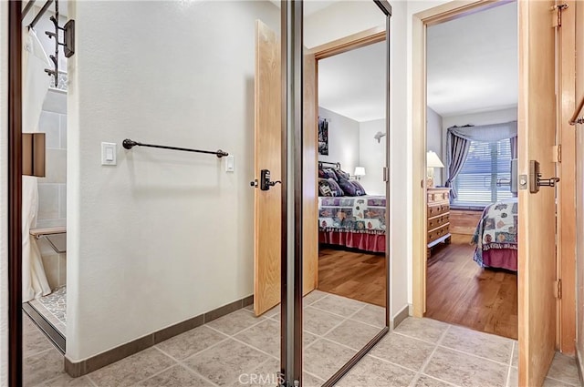 bathroom featuring tile patterned flooring