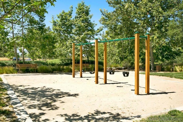 view of play area