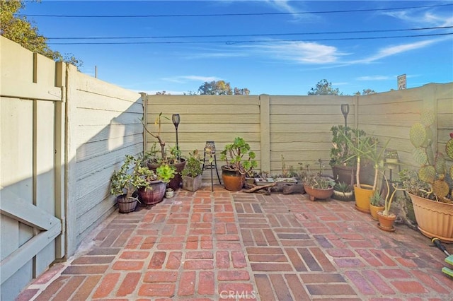 view of patio