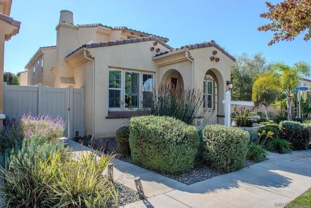 view of front of home