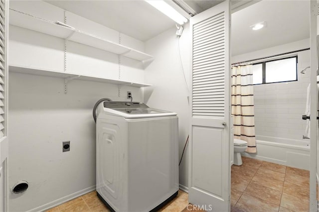 laundry room featuring washer / clothes dryer