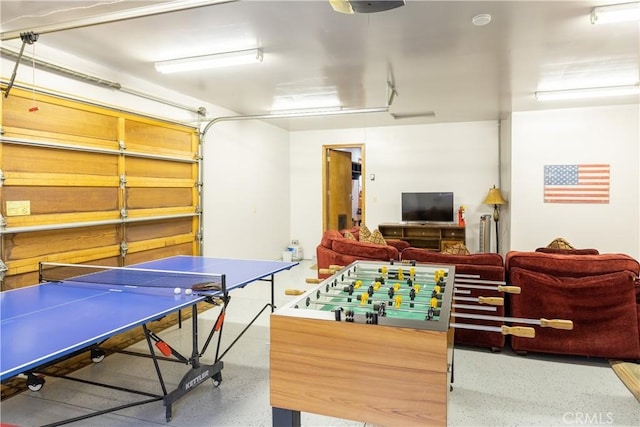 view of recreation room