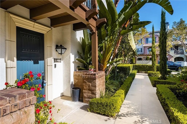 view of entrance to property