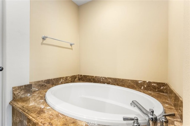 bathroom featuring a bathing tub