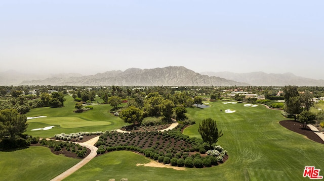 view of property's community featuring a mountain view