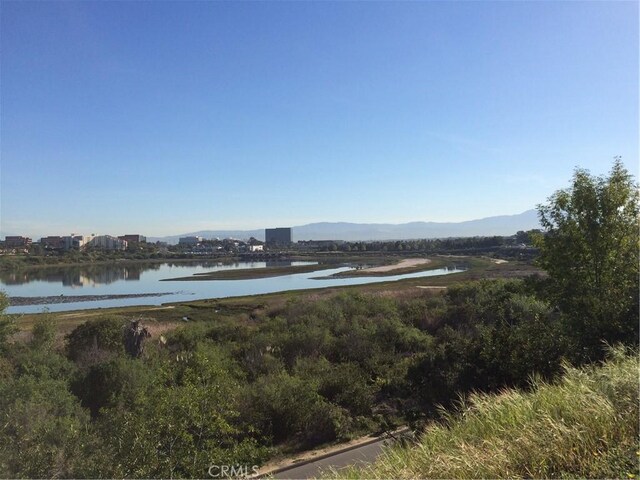 water view featuring a mountain view