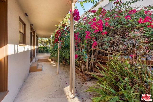 view of patio / terrace featuring a porch