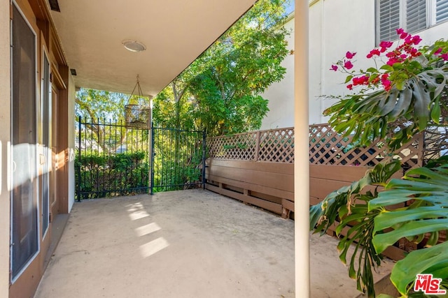 view of patio