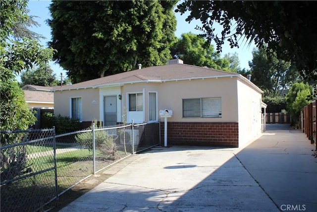 view of ranch-style home