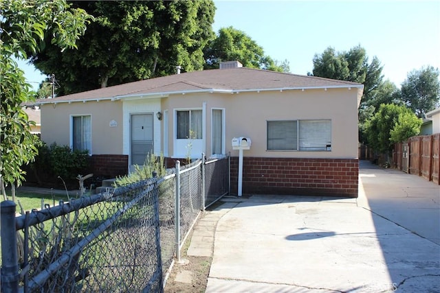 view of front of home