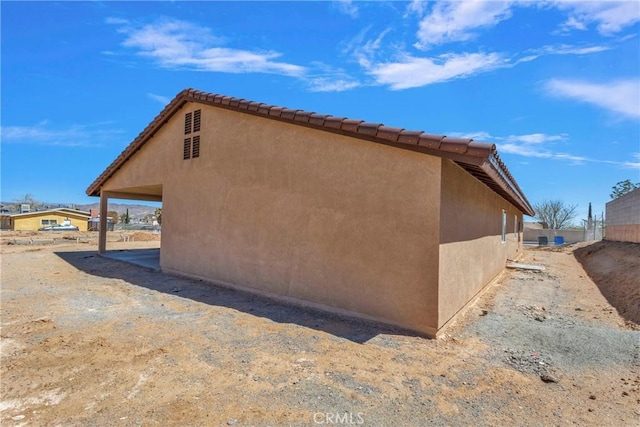 view of property exterior