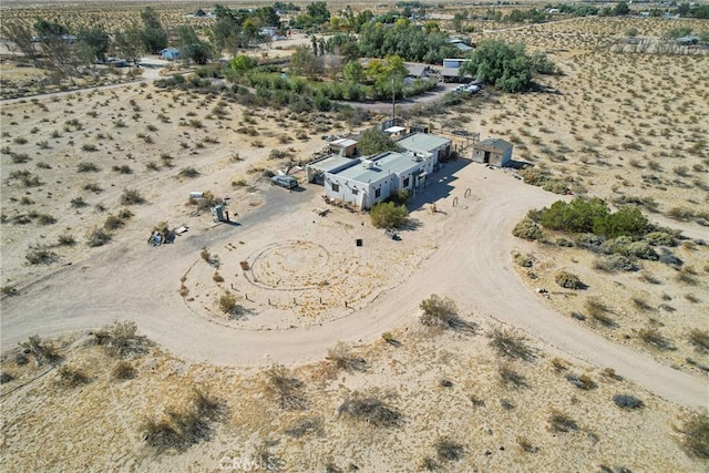 aerial view with a rural view