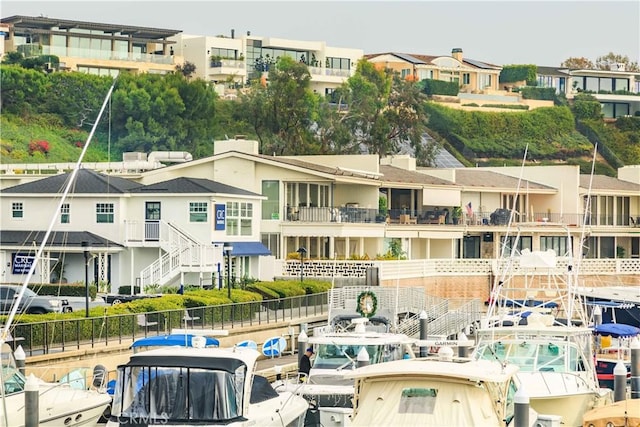1203 Bayside Dr, Corona Del Mar, CA 92625 - view of property with a residential view
