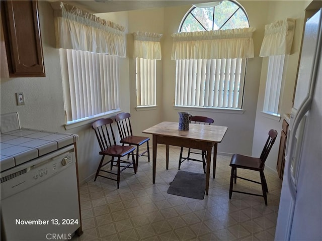 view of dining area