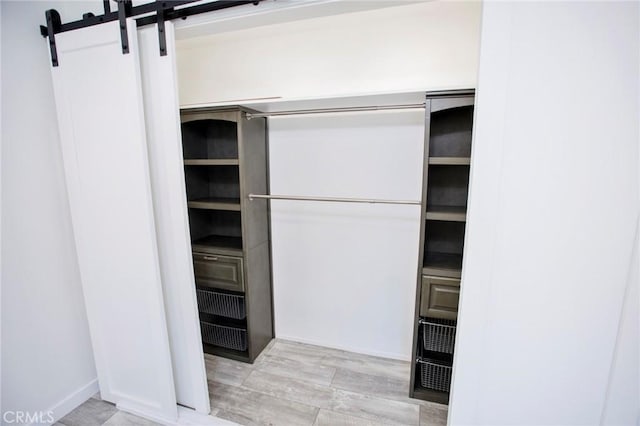 view of closet