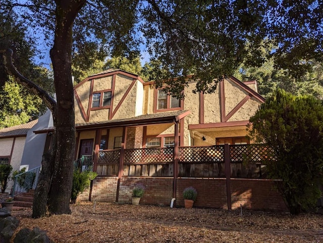 view of rear view of property