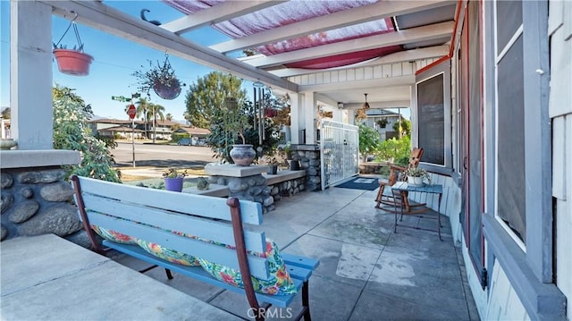 174 E Navilla Pl, Covina, CA 91723 - porch featuring a pergola