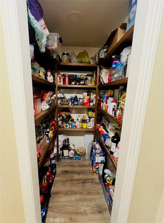 view of pantry