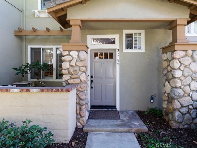 view of entrance to property