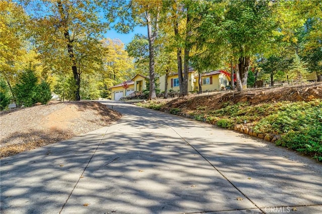 view of road