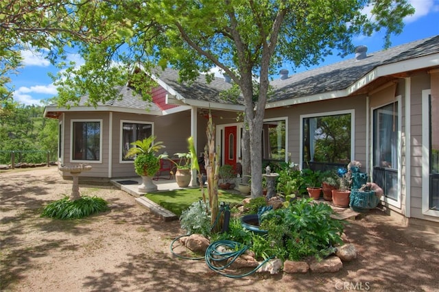 view of rear view of property