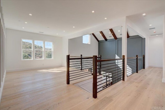 interior space featuring light hardwood / wood-style floors