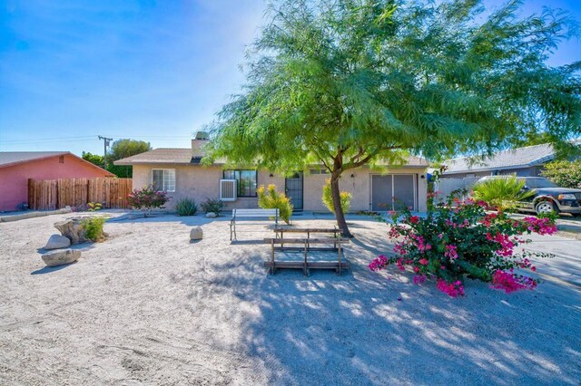 view of front of home featuring a patio