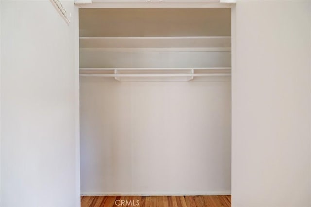 view of closet