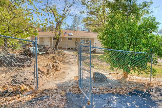 view of ranch-style house