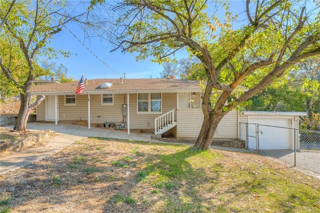 view of ranch-style house