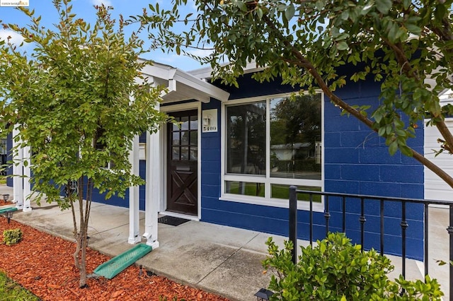 view of entrance to property