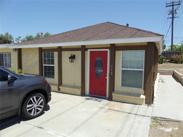 view of ranch-style home