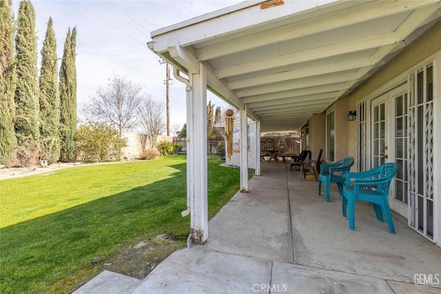 view of patio