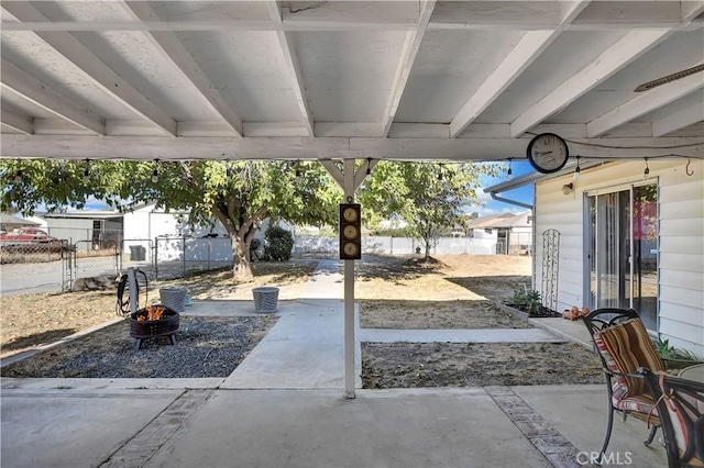 view of patio