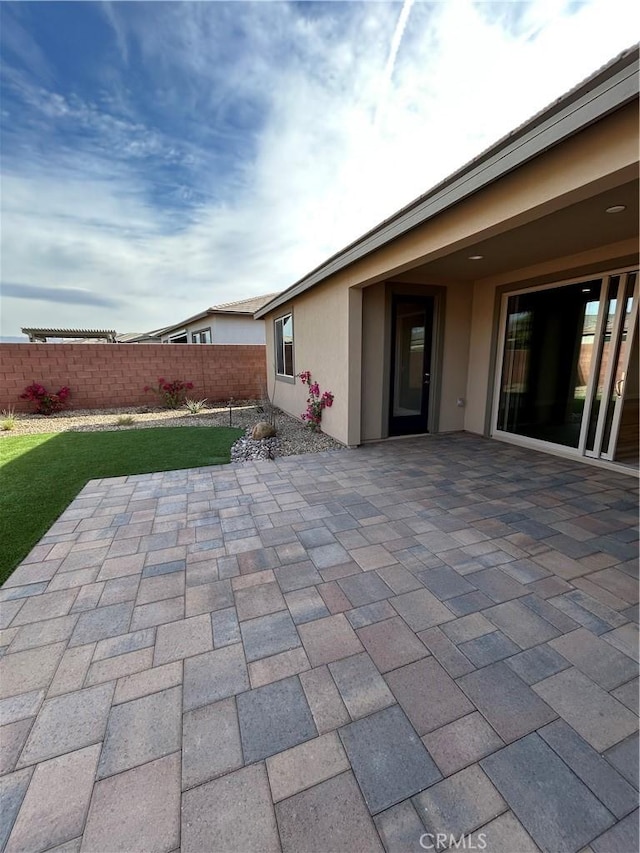 view of patio