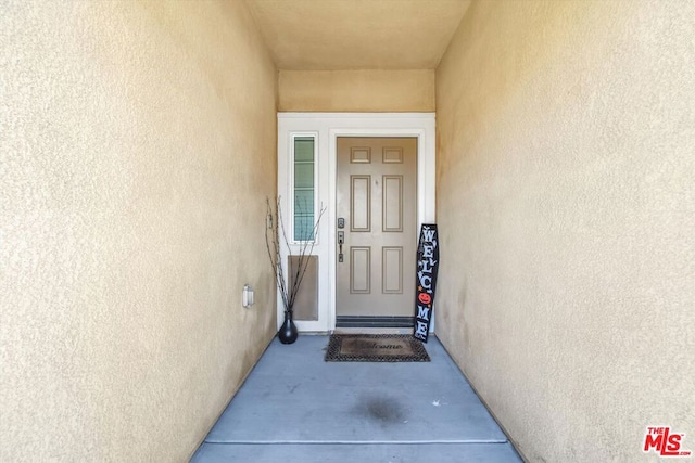 view of entrance to property