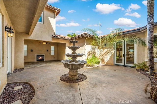 view of patio / terrace with french doors