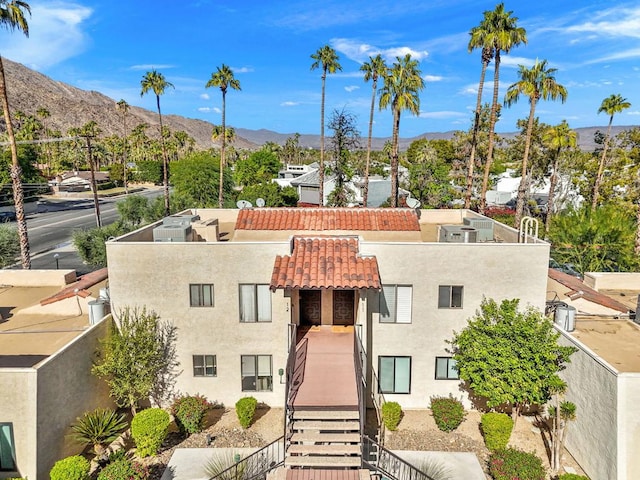 view of property with a mountain view