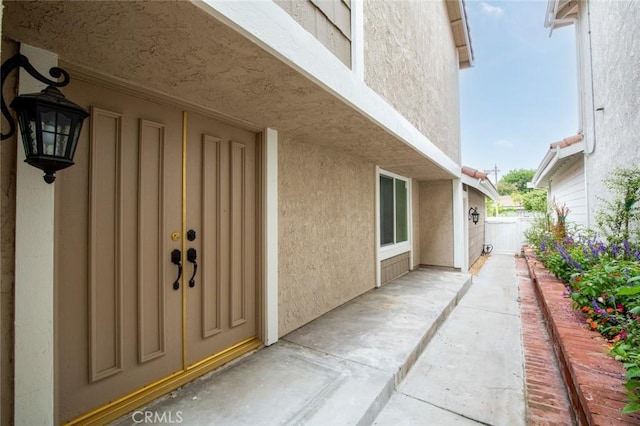 view of entrance to property