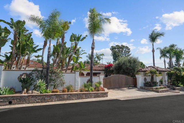 view of mediterranean / spanish house