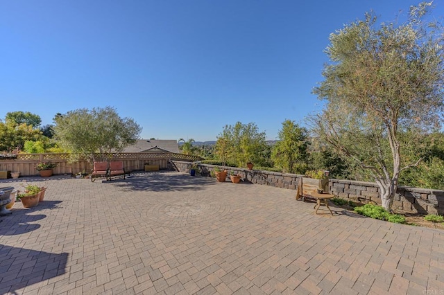 view of patio