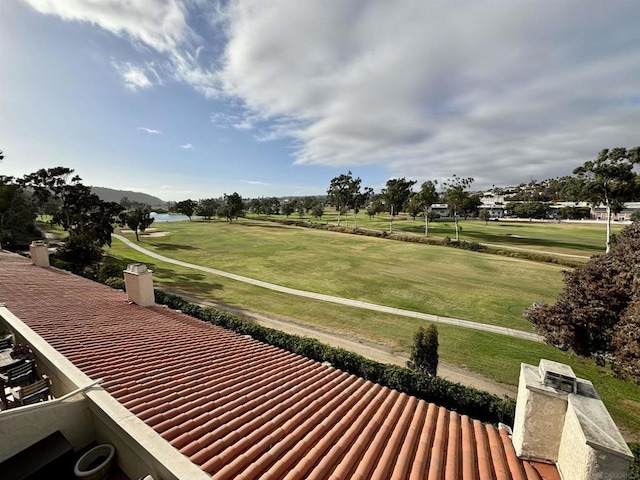 view of community with a yard