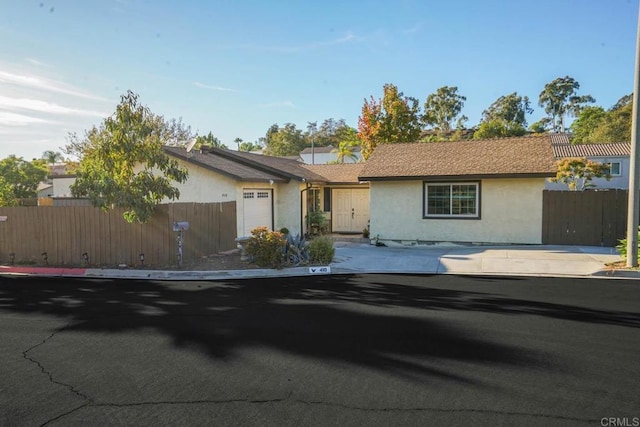 view of ranch-style home