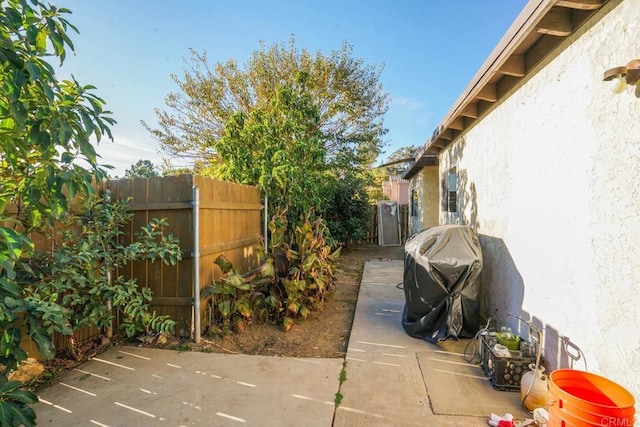 view of patio / terrace with area for grilling