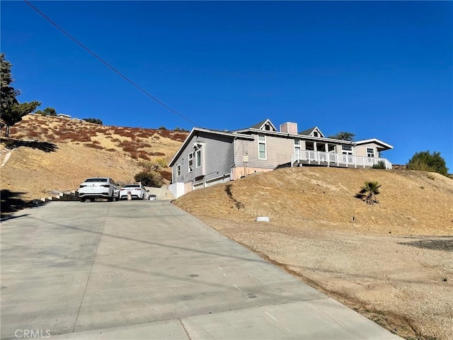 view of front of house featuring covered porch