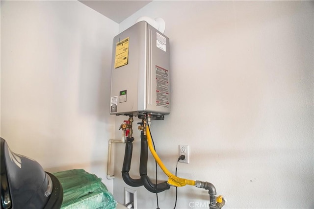 utilities with tankless water heater