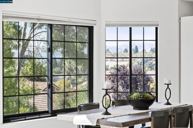 interior space with plenty of natural light