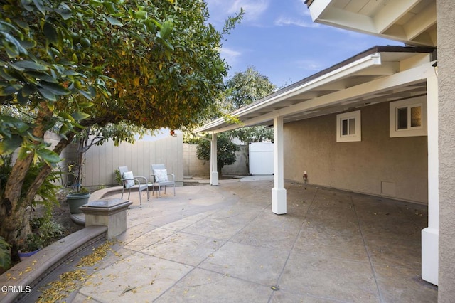 view of patio