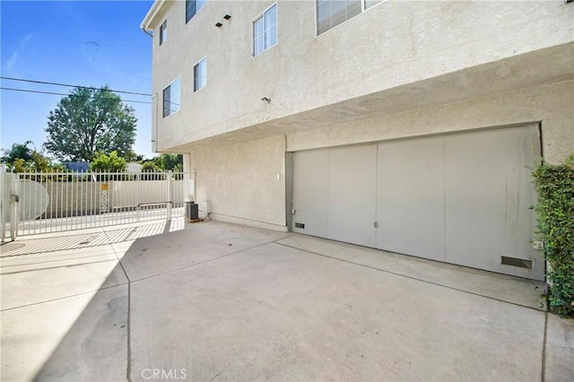 view of home's exterior with a patio area