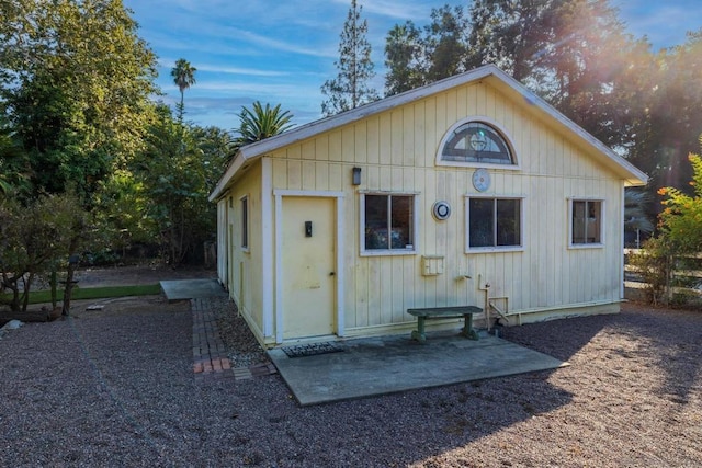 view of outbuilding